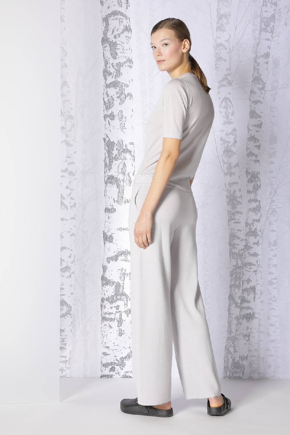 Sminfinity extrafine fitted T + milano palazzo pants Bis zu 65% Rabatt