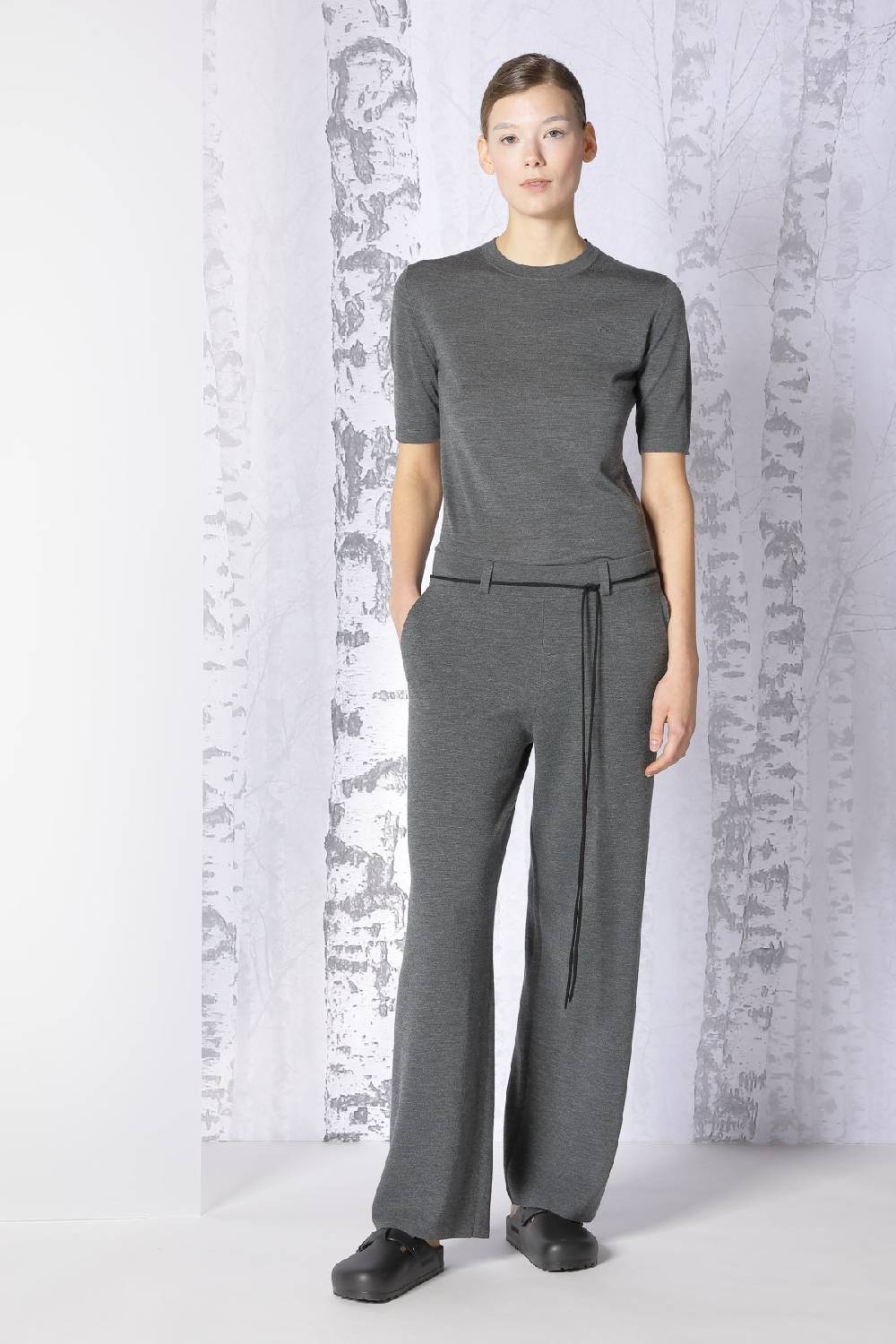 Sminfinity extrafine fitted T + milano palazzo pants Bis zu 65% Rabatt