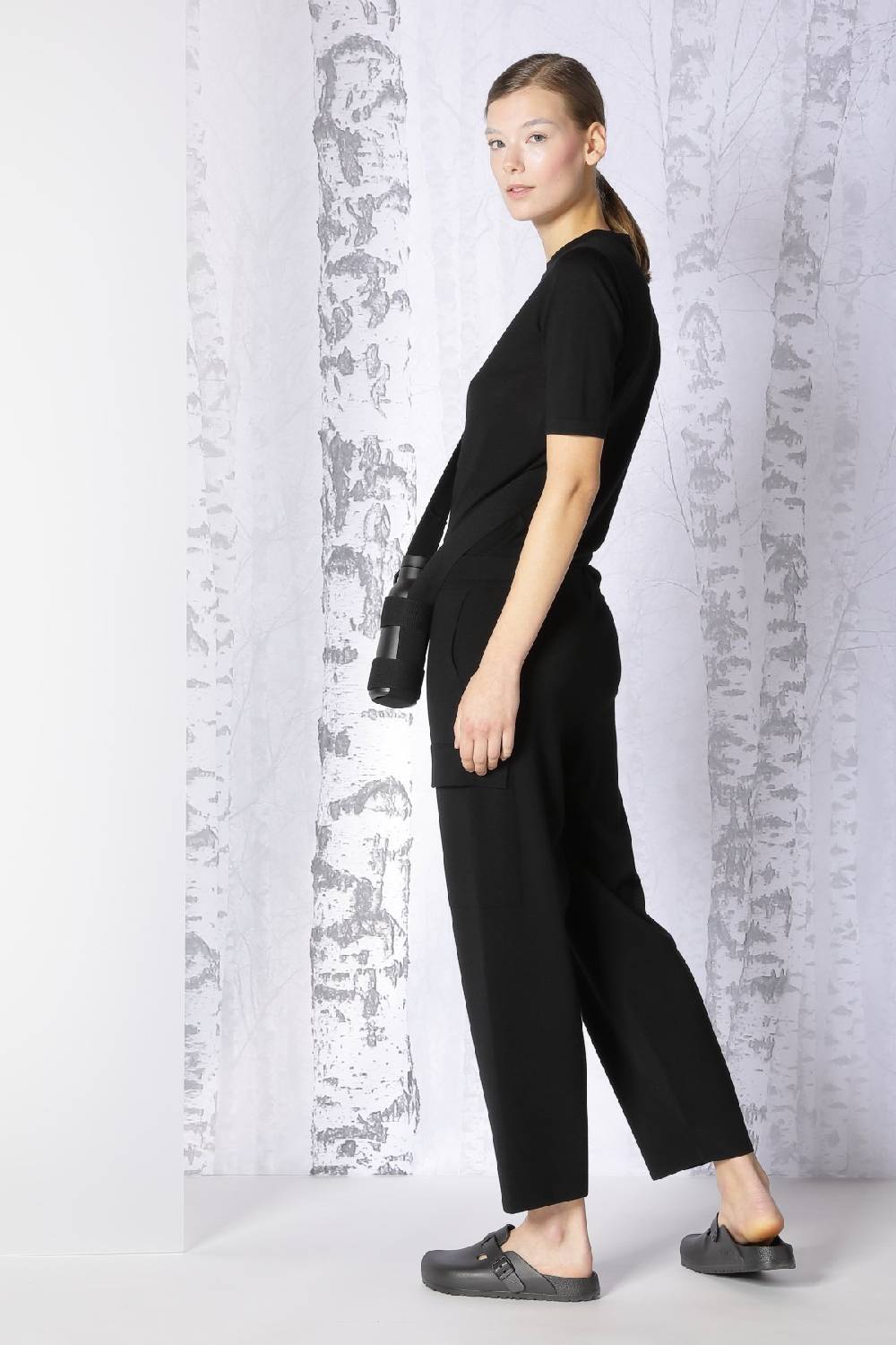 Sminfinity extrafine fitted T + milano cropped cargo pants Vierteljährliche Förderung