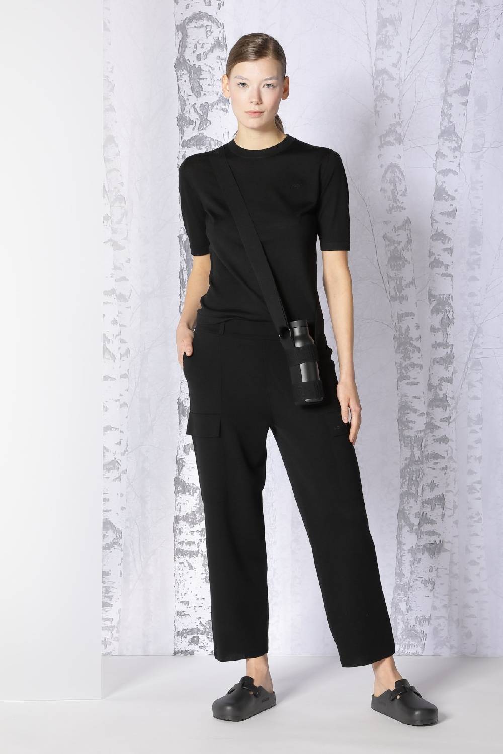 Sminfinity extrafine fitted T + milano cropped cargo pants Vierteljährliche Förderung