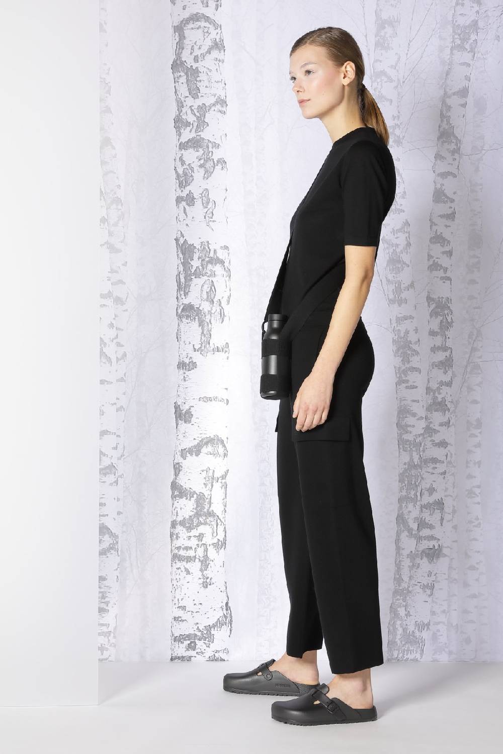 Sminfinity extrafine fitted T + milano cropped cargo pants Vierteljährliche Förderung