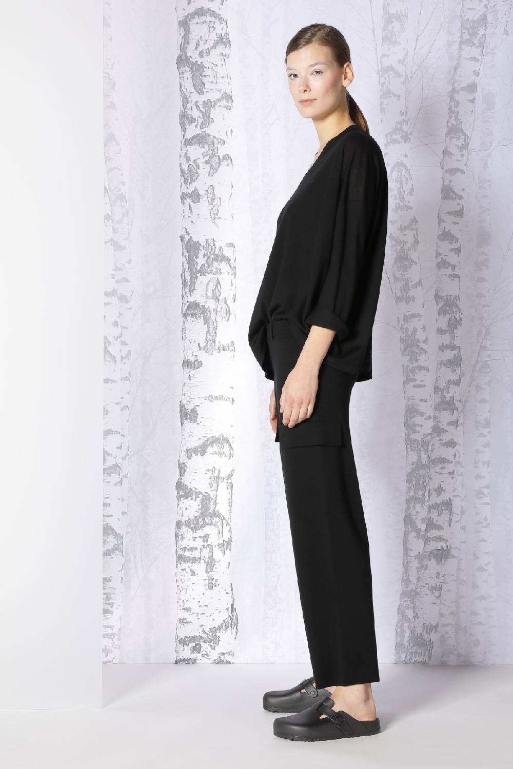 Sminfinity extrafine oversized V + milano cropped cargo pants Bis zu 55% Rabatt