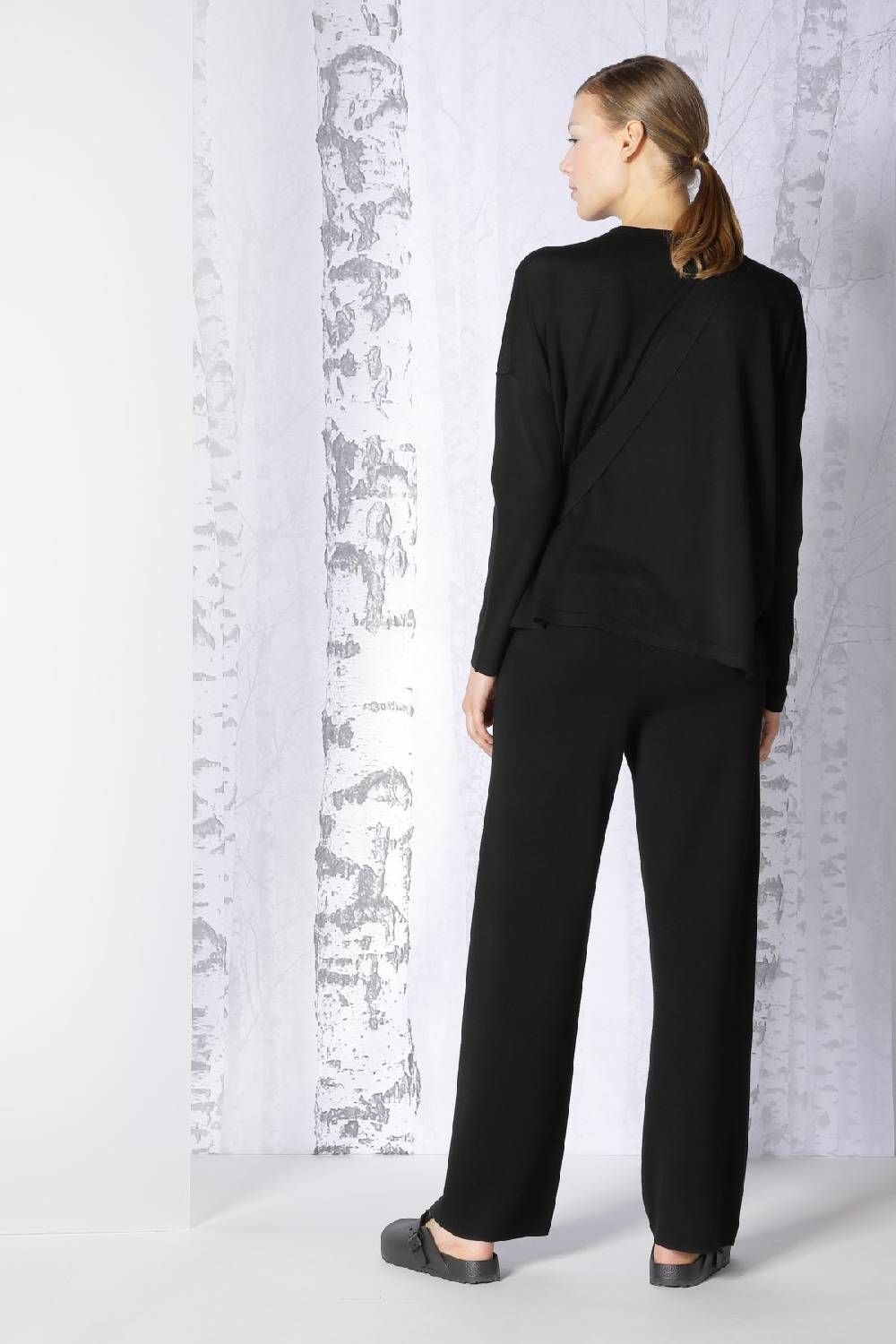 Sminfinity extrafine oversized crew + milano palazzo pants Discount Store für neue Produkte