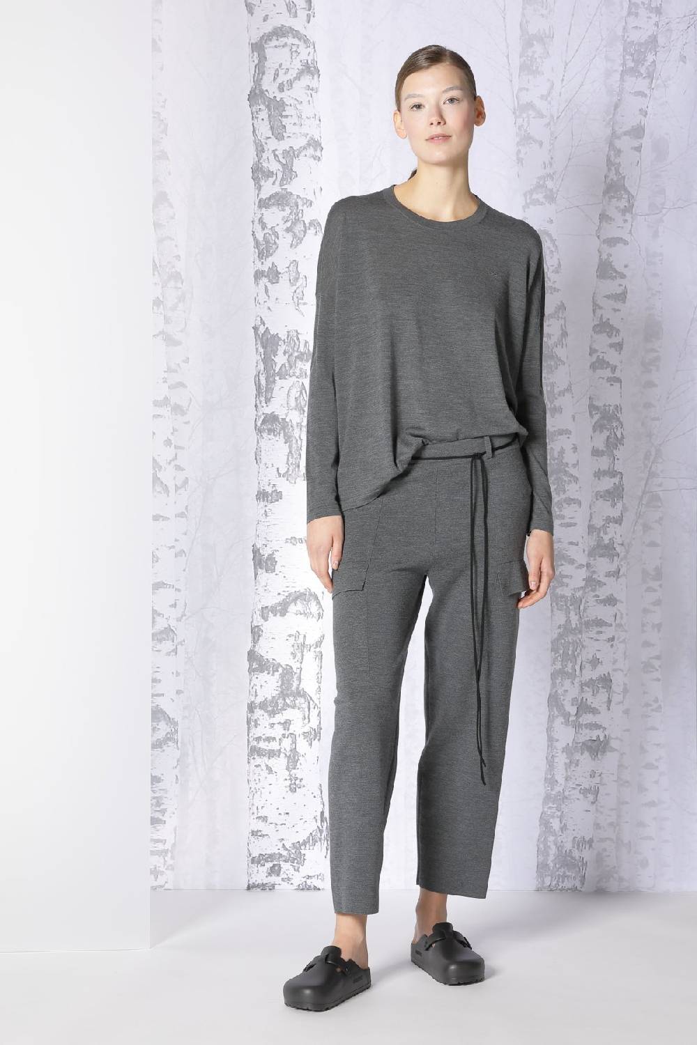 Sminfinity extrafine oversized crew + milano palazzo pants Discount Store für neue Produkte