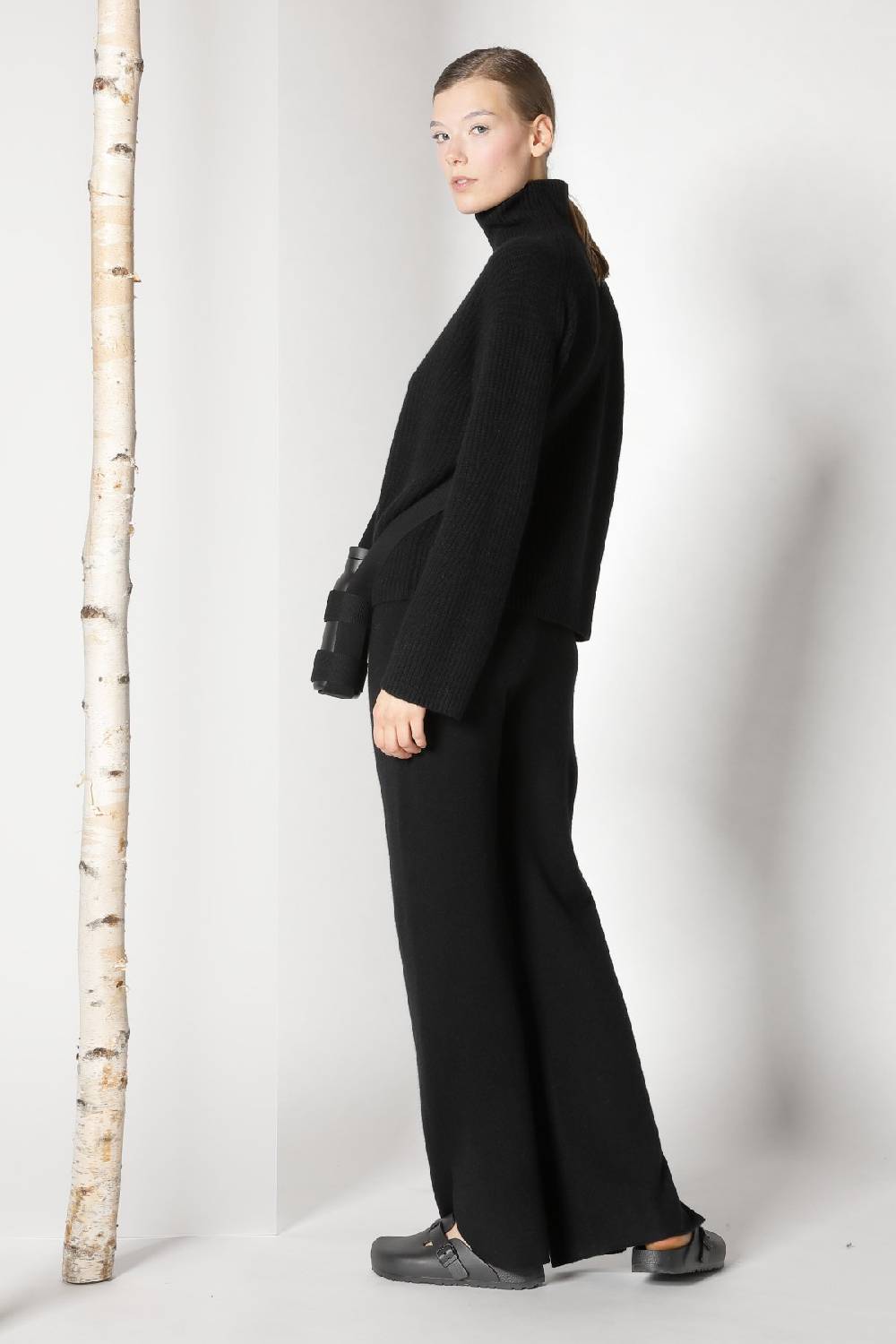 Sminfinity pure icon rib turtle + pure slitted pants Black Friday Preise