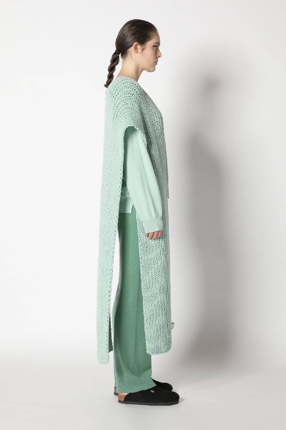 Sminfinity infinite crew jumper + infinite palazzo pants + loosely 1x1 rib scarf Sonderangebot