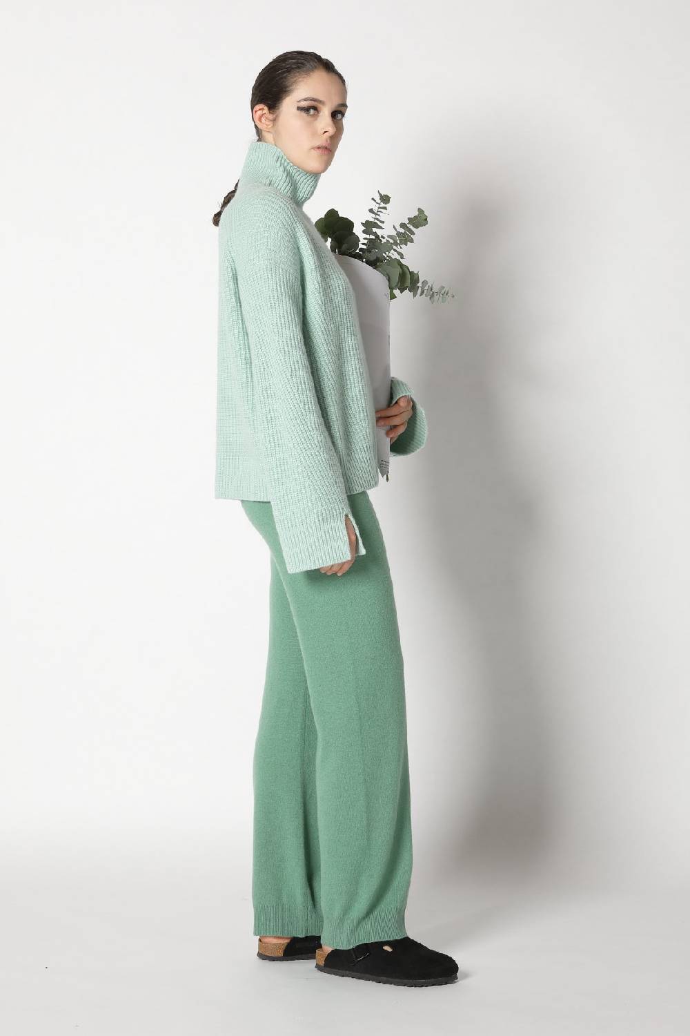 Sminfinity icon rib turtle + infinite palazzo pants Flash Sale