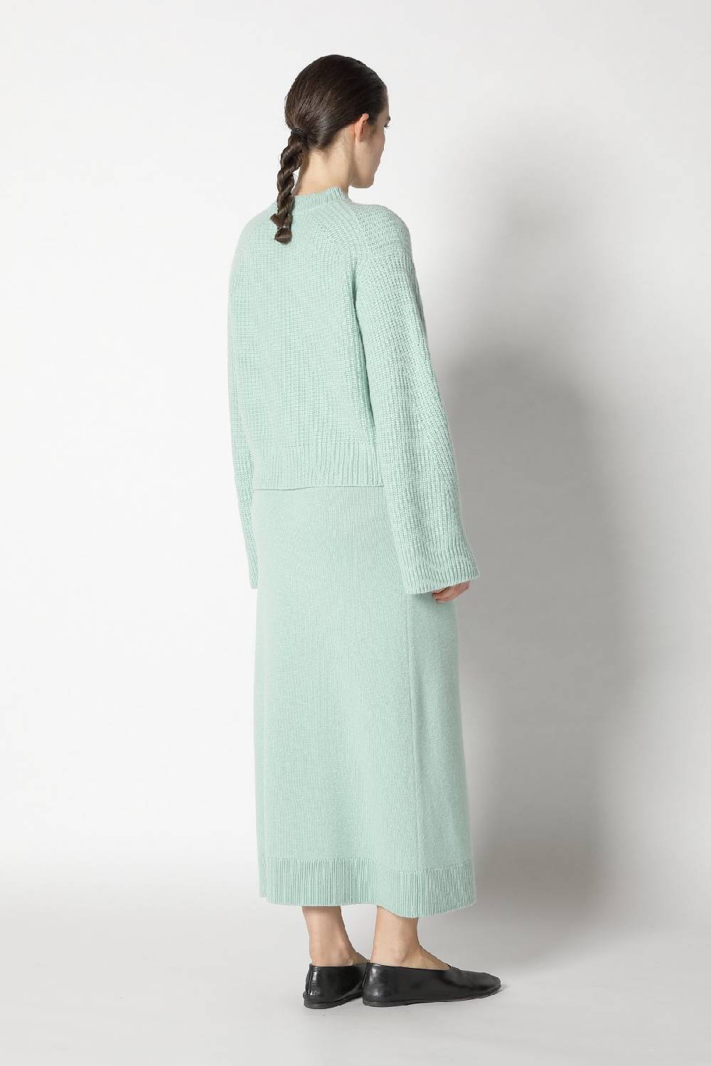 Sminfinity icon rib crewneck + pure A skirt Begrenztes Angebot