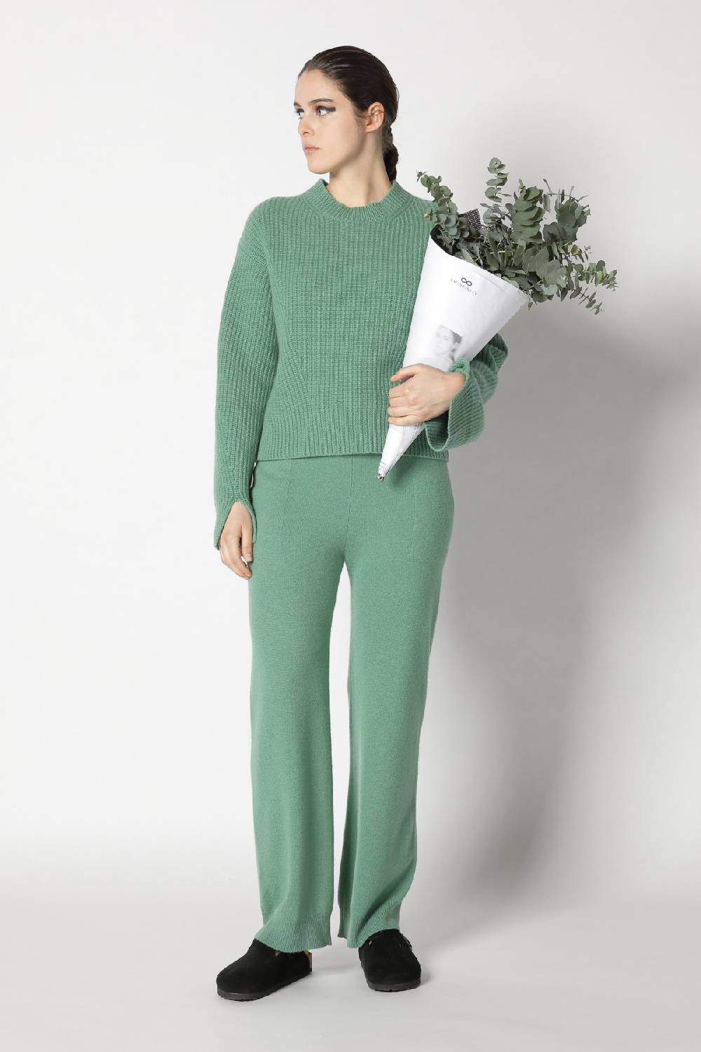 Sminfinity icon rib crewneck + pure A skirt Begrenztes Angebot