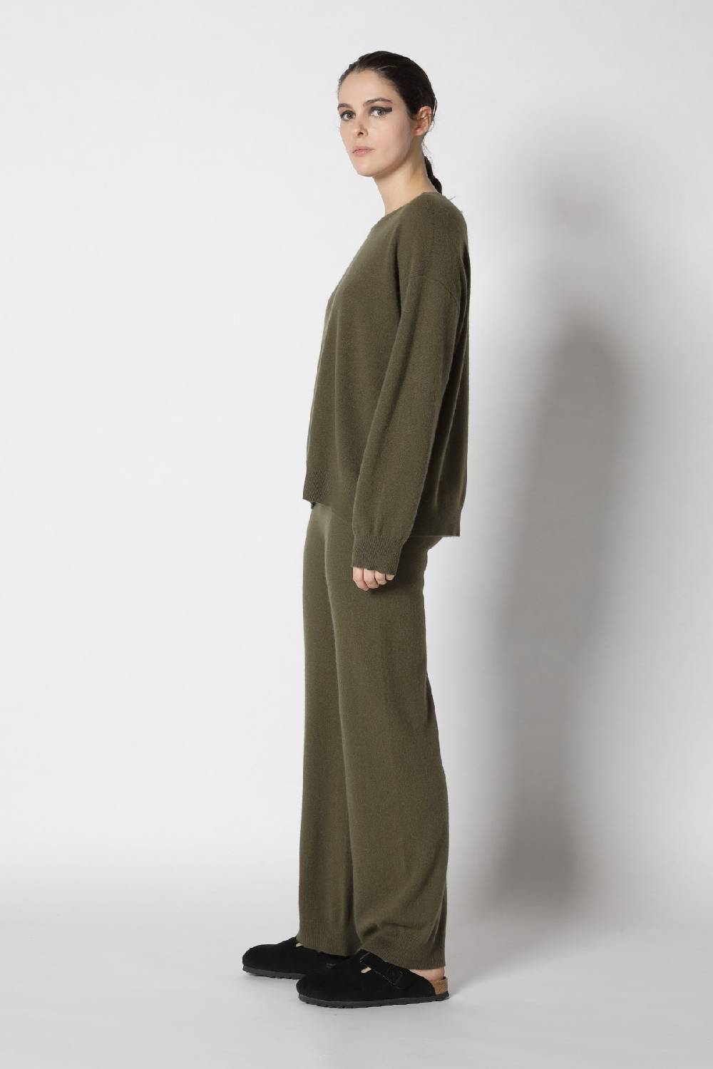 Sminfinity infinite crew jumper + infinite palazzo pants + chunky 1x1 rib scarf Exklusivangebot