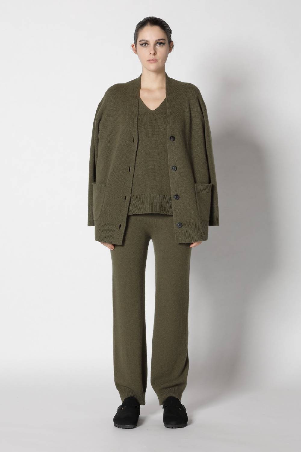 Sminfinity pure long cardy + pure V neck + infinte palazzo pants Black Friday