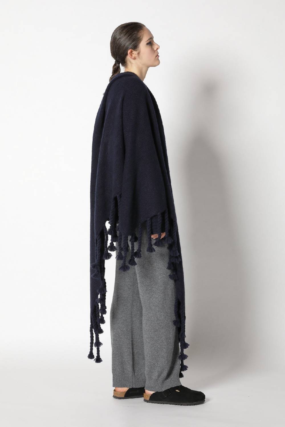 Sminfinity fluffy rib v neck + fluffy triangle + infinite palazzo pants Exklusive Angebote