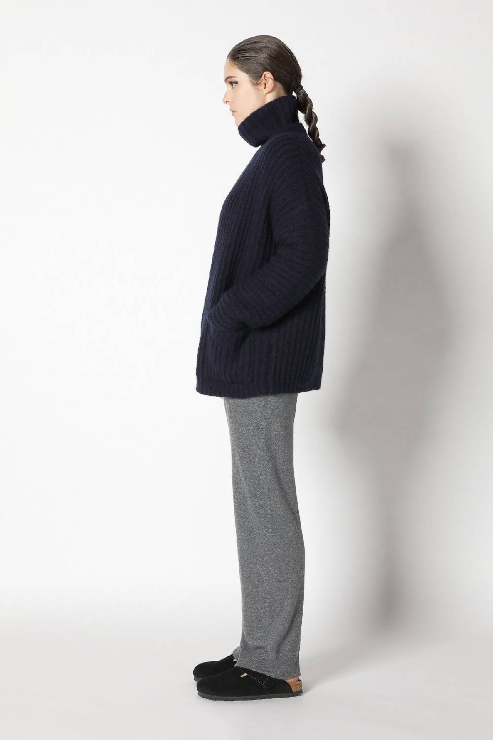 Sminfinity fluffy rib jacket + fluffy rib turtle + infinite palazzo pants Blitzangebot