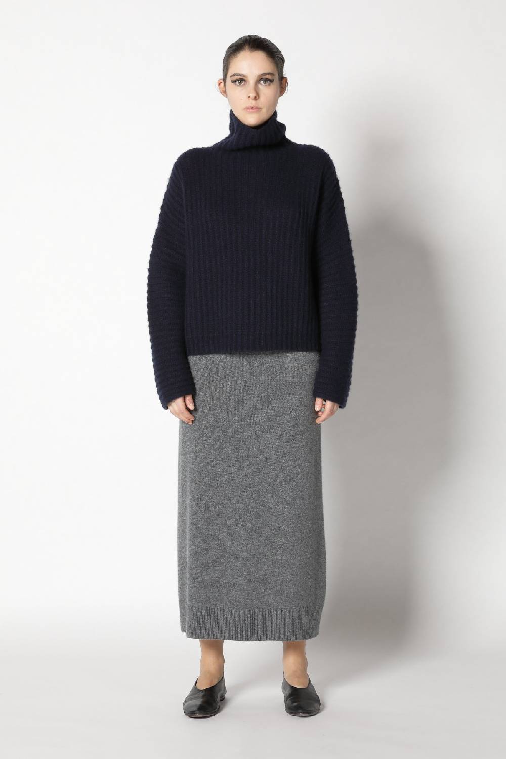 Sminfinity fluffy rib turtle + pure A skirt Große Rabatte