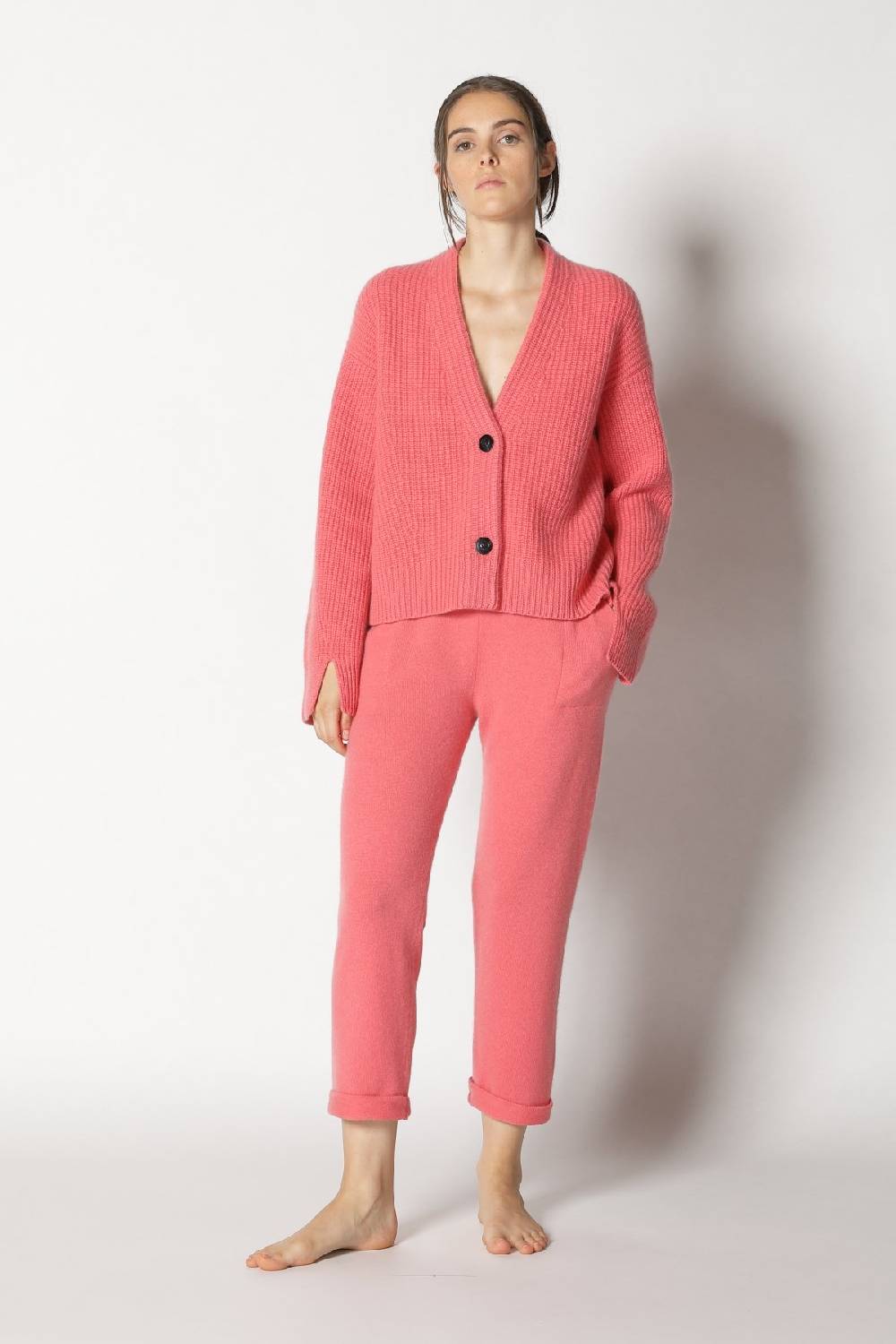 Sminfinity icon rib cardigan + pure boat pants Riesige Rabatte