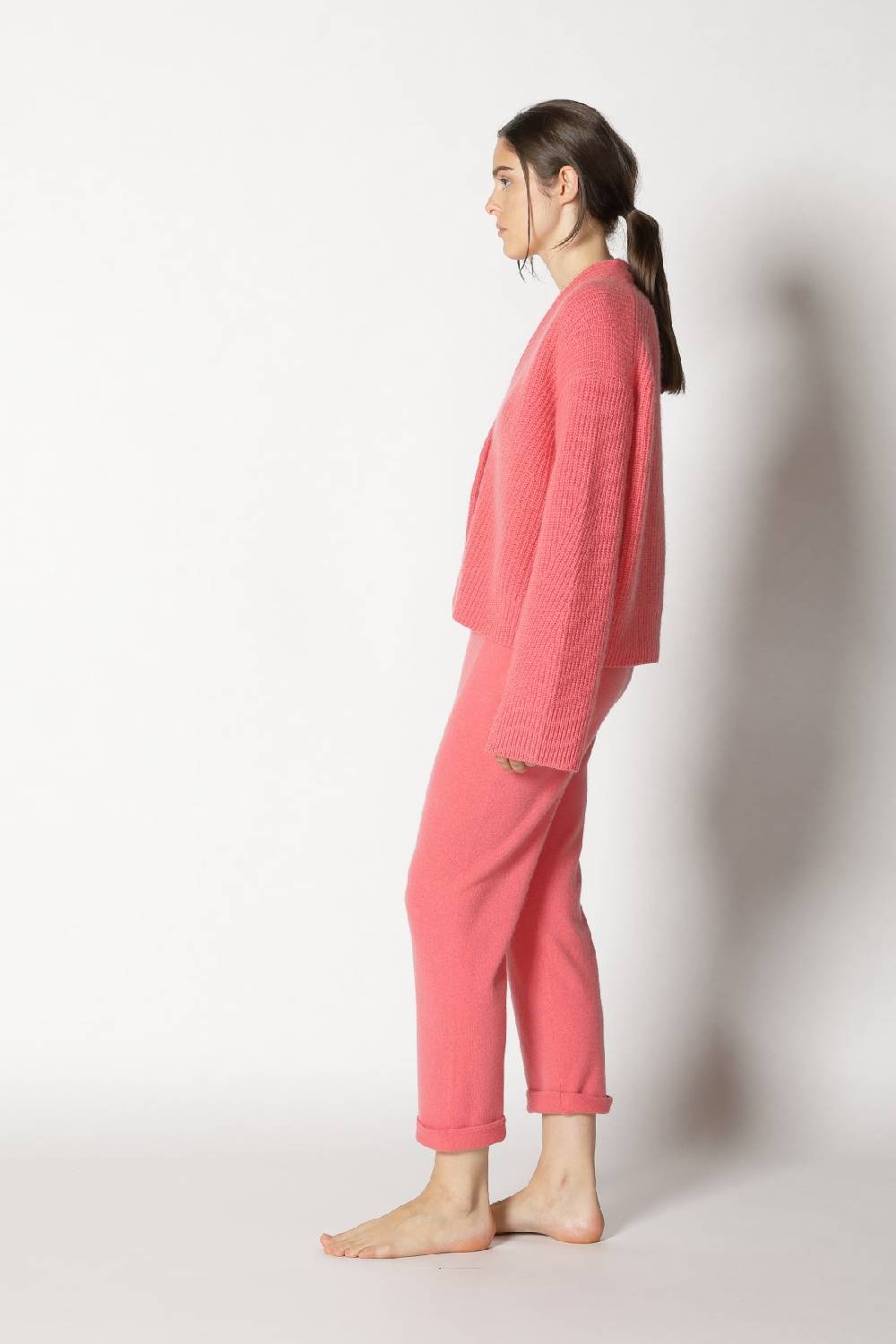 Sminfinity icon rib cardigan + pure boat pants Riesige Rabatte