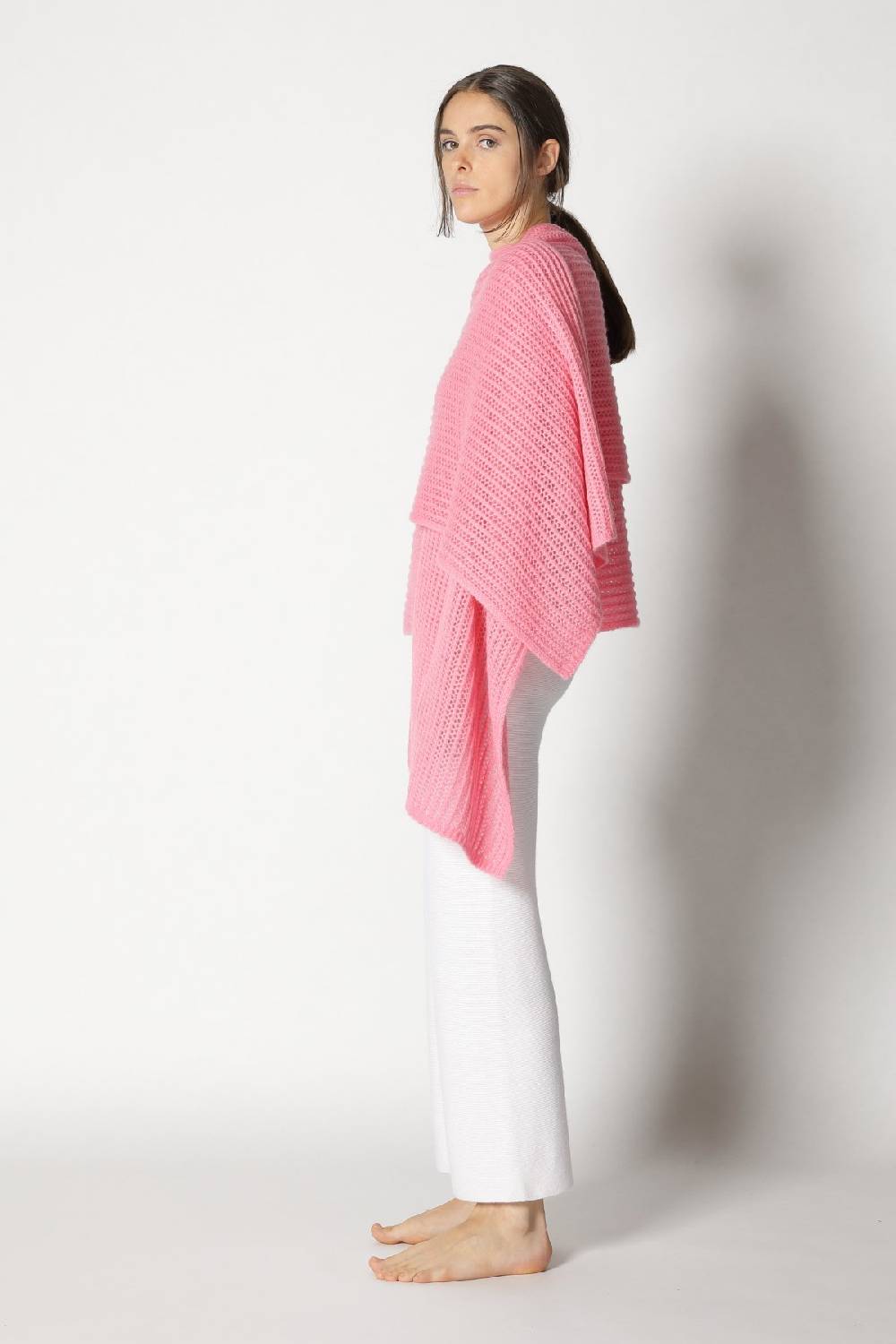 Sminfinity fluffy airy mockneck + fluffy airy plaid + garter cropped pants Speichern exportieren