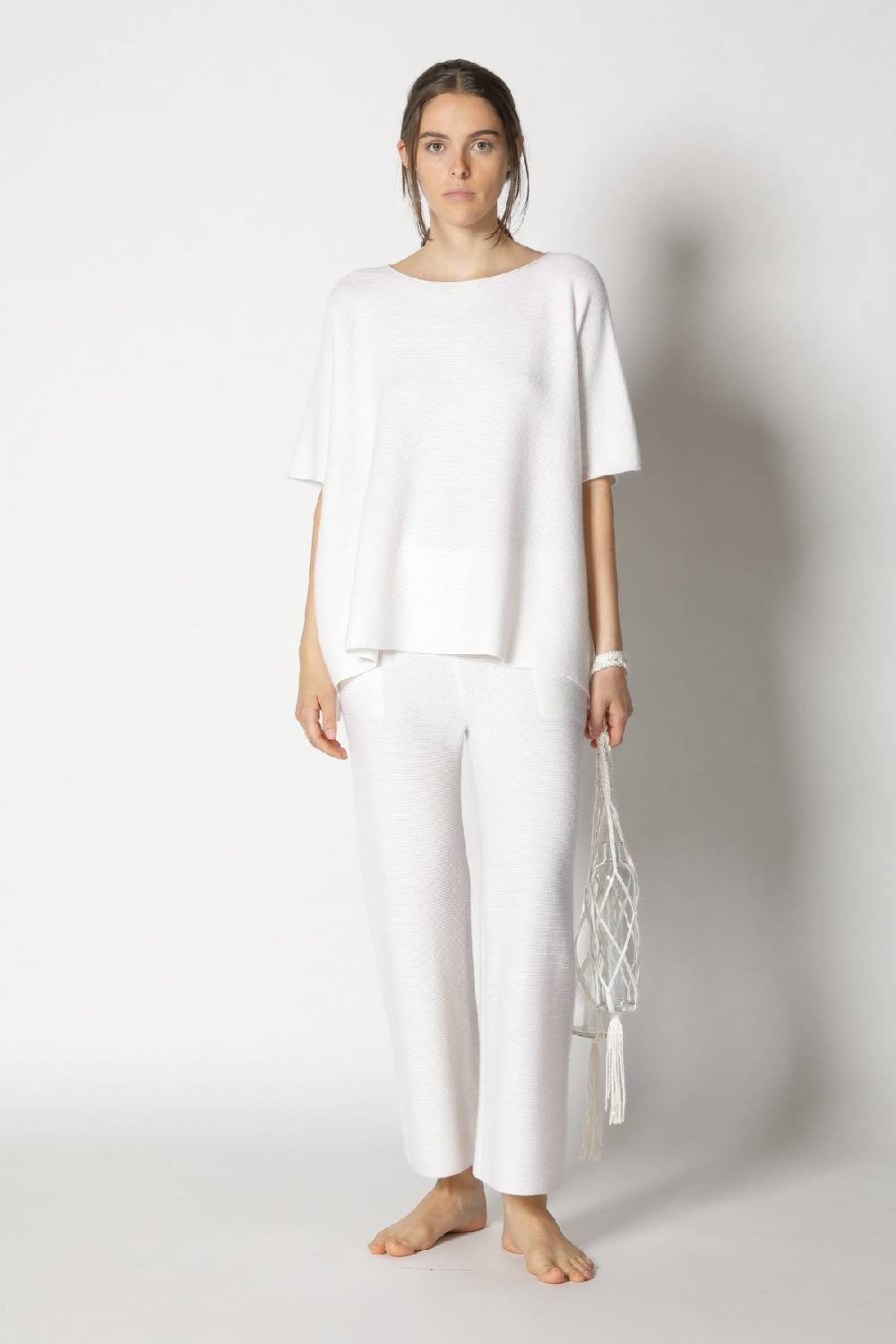 Sminfinity garter cape top + garter cropped pants Im Verkauf