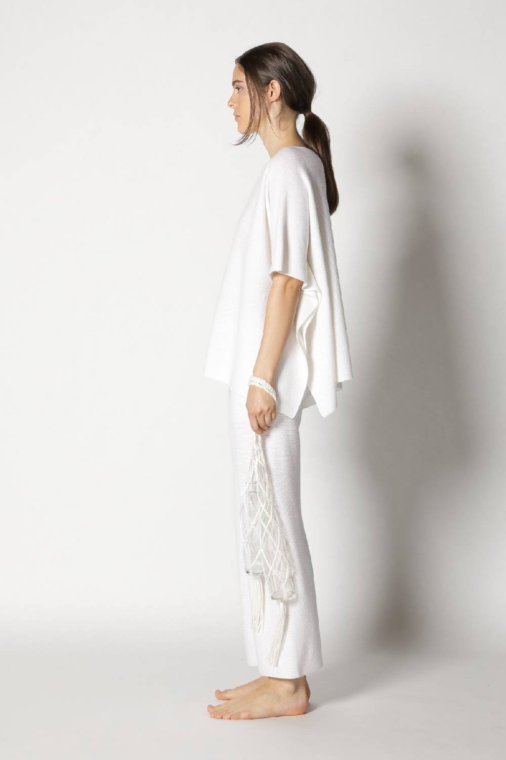 Sminfinity garter cape top + garter cropped pants Im Verkauf