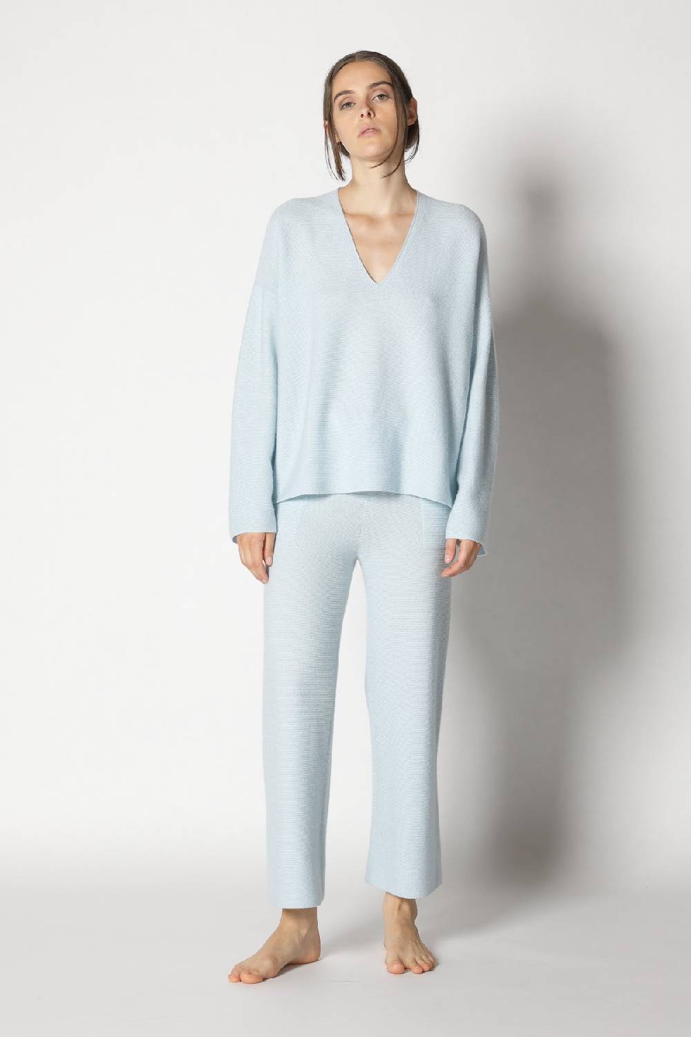 Sminfinity garter V neck + garter cropped pants Angebote