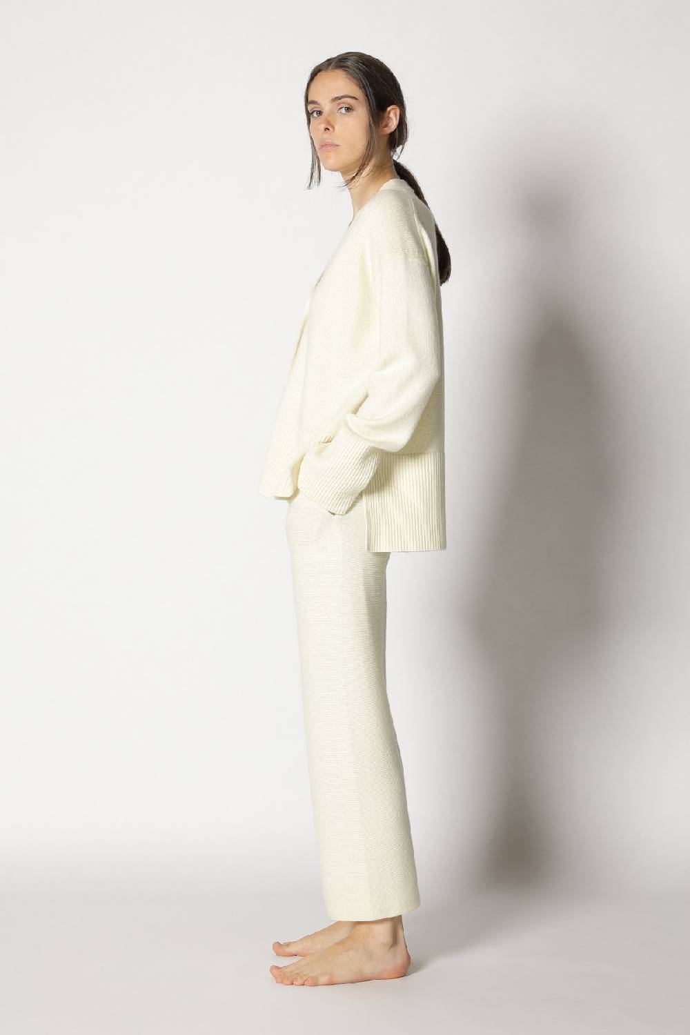 Sminfinity slouchy cardigan + garter cropped pants im Angebot