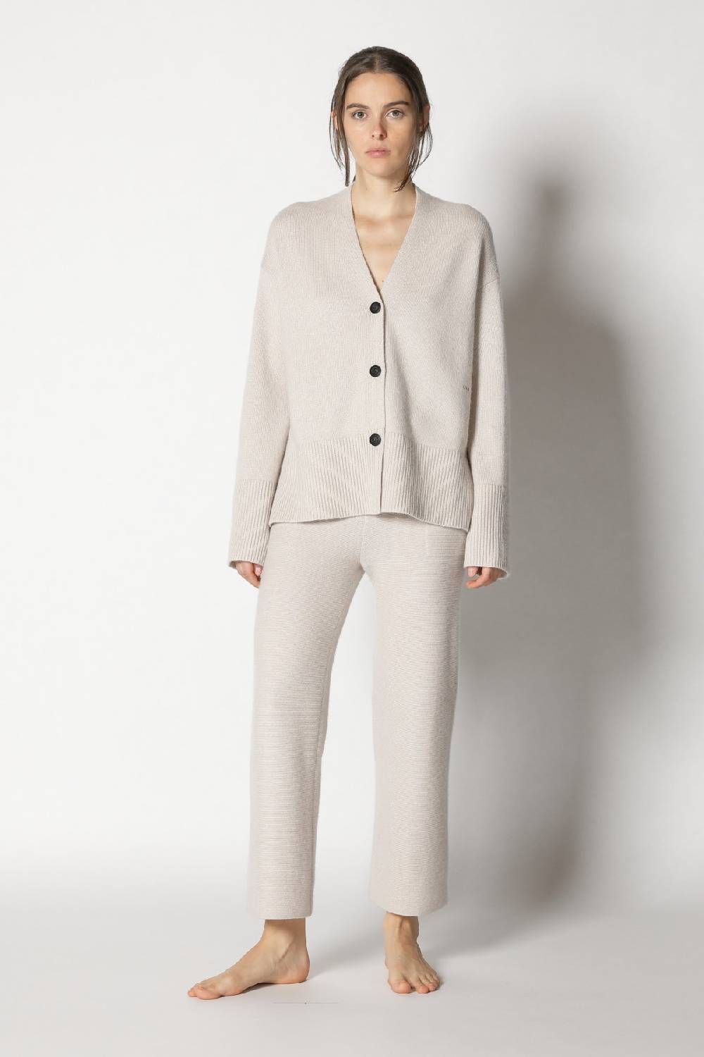 Sminfinity slouchy cardigan + garter cropped pants Kostenloser Versand