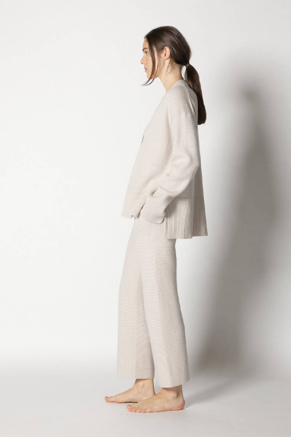 Sminfinity slouchy cardigan + garter cropped pants Kostenloser Versand