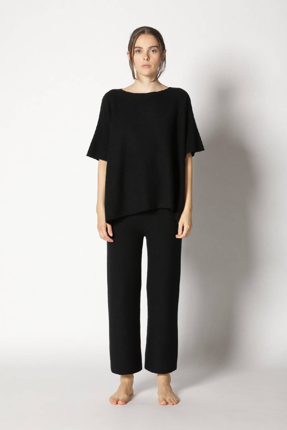 Sminfinity garter cape top + garter cropped pants Online Shopping