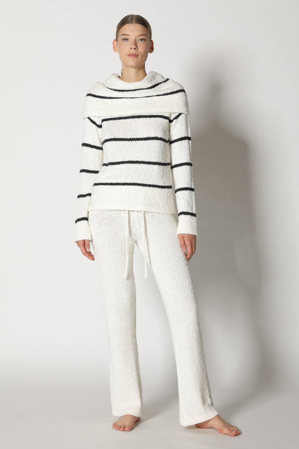 Sminfinity terry tropic stripe drape jumper + terry tropic pants Bestseller