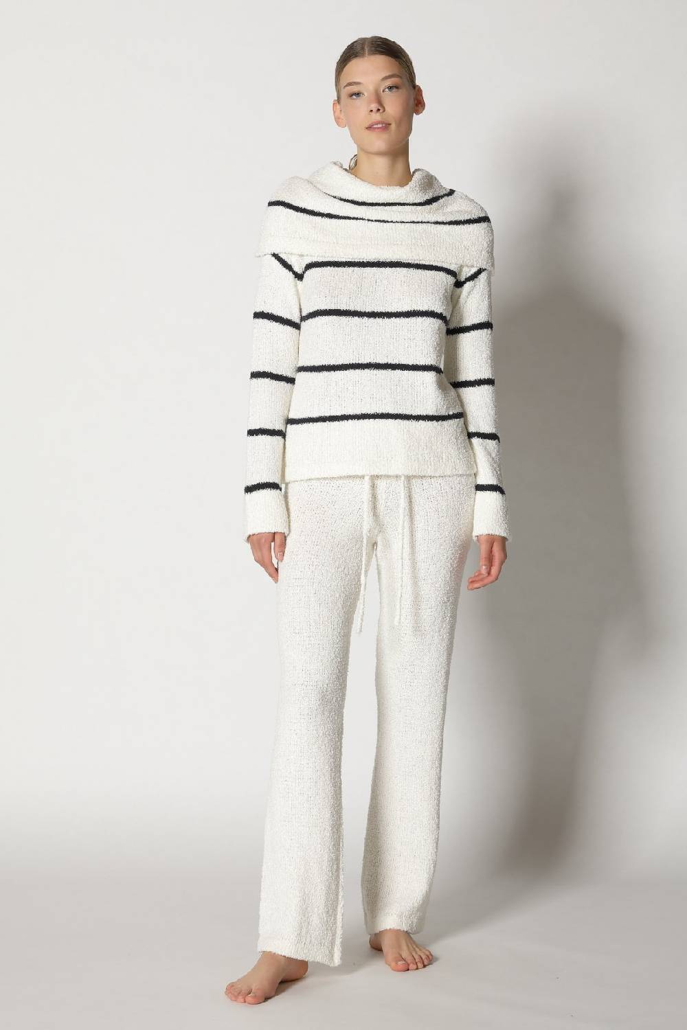 Sminfinity terry tropic stripe drape jumper + terry tropic pants Bestseller