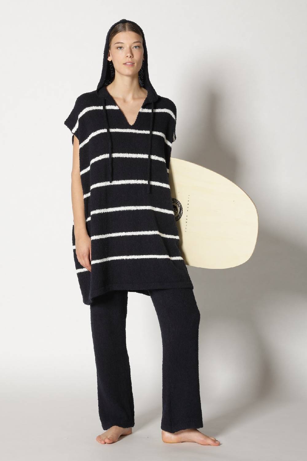 Sminfinity terry tropic stripe tunic hoody + terry tropic pants VIP-Rabatte