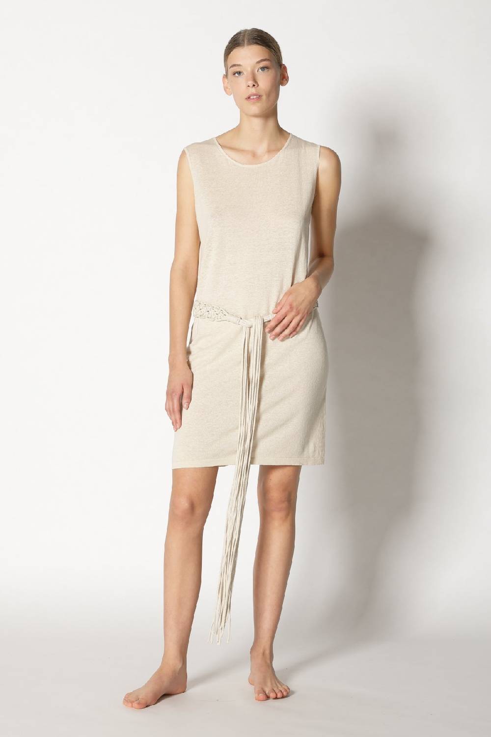 Sminfinity cool easy dress + hang loose knot belt Clearance-Verkauf