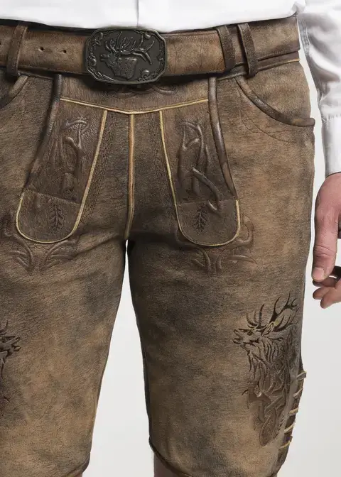Spieth&Wensky Lederhose "Marc" 45cmArtikelnummer SW-330275-1487-6173 Fabrikverkauf