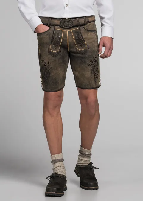 Spieth&Wensky Lederhose "Wayen"Artikelnummer SW-390880-1600-6481 Großer Ausverkauf