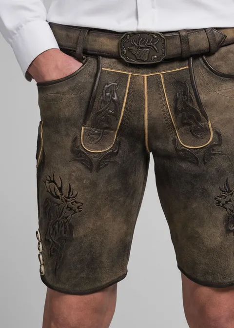 Spieth&Wensky Lederhose "Wayen"Artikelnummer SW-390880-1600-6481 Großer Ausverkauf