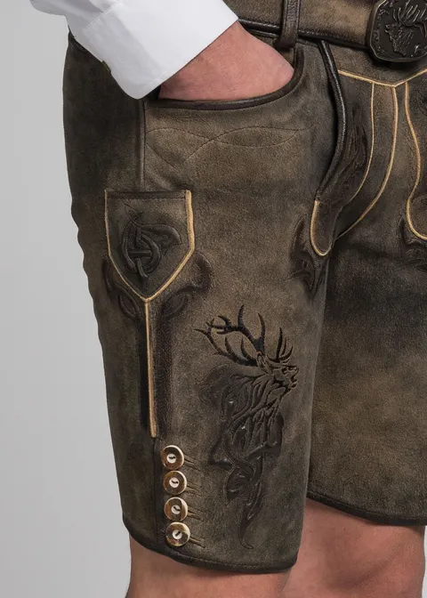 Spieth&Wensky Lederhose "Wayen"Artikelnummer SW-390880-1600-6481 Großer Ausverkauf