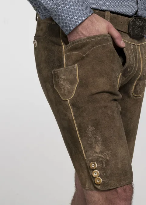 Spieth&Wensky Lederhose "Rampoldi" 45cmArtikelnummer SW-360659-0648-5536 Black Friday