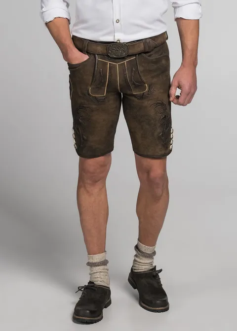 Spieth&Wensky Lederhose "Wolverine" 43cmArtikelnummer SW-390870-1601-6455 Weihnachtsangebot