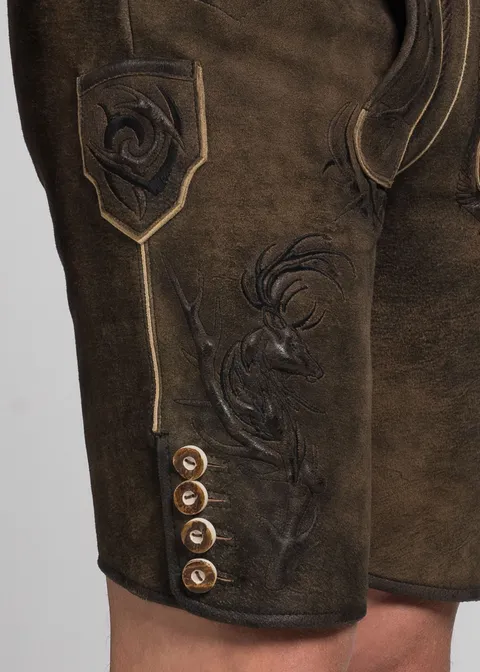 Spieth&Wensky Lederhose "Wolverine" 43cmArtikelnummer SW-390870-1601-6455 Weihnachtsangebot