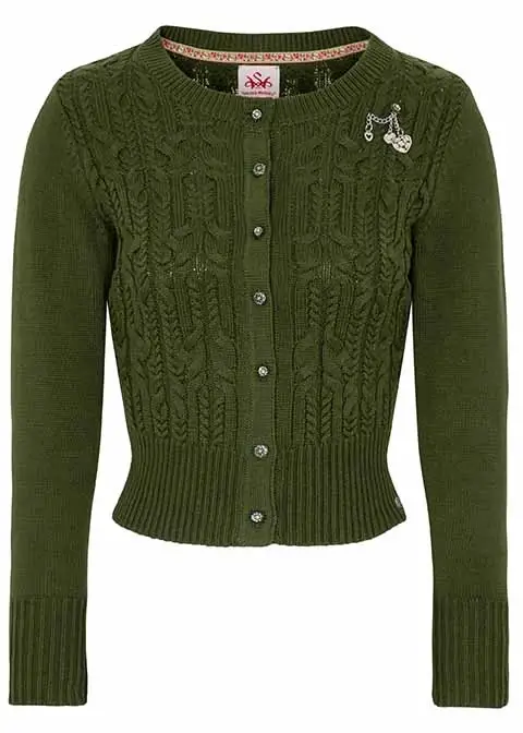 Spieth&Wensky Strickjacke "Seerose"Artikelnummer SW-370510-1514-2023 Heißer Verkauf