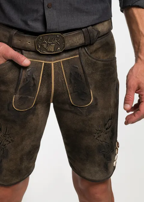 Spieth&Wensky Lederhose "Wayen"Artikelnummer SW-390880-1600-6600 Vatertagsangebot