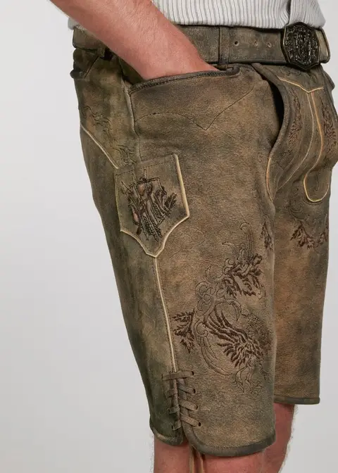 Spieth&Wensky Lederhose "Neno" 45cmArtikelnummer SW-320945-1487-6161 Lagerräumung