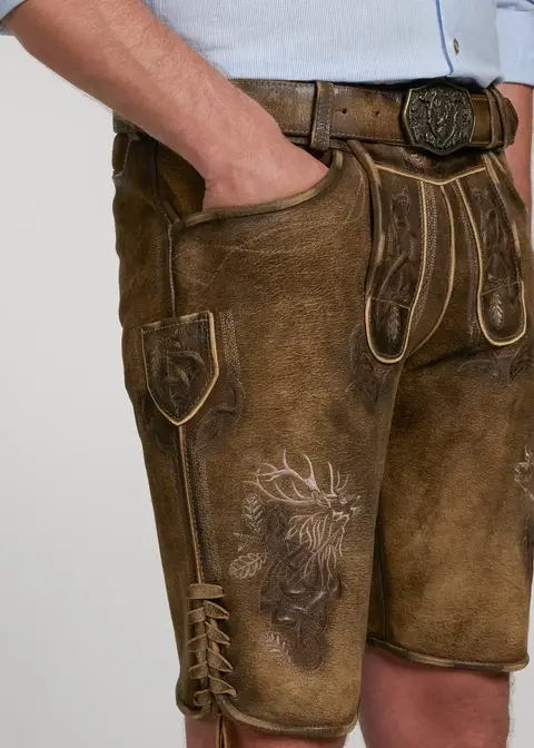 Spieth&Wensky Lederhose "Marc" 45cmArtikelnummer SW-330275-1487-6131 Heißer Verkauf