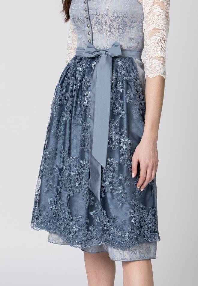Stockerpoint Dirndl Sidonia rauchblau 32 Versandkostenfrei