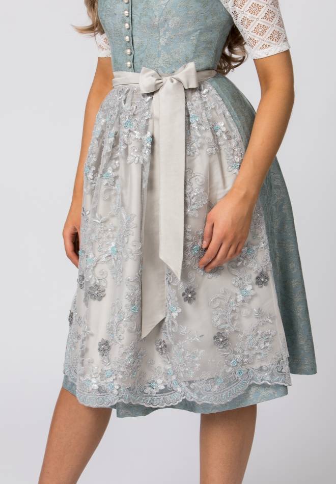 Stockerpoint Dirndl Camilla rauchblau 32 Flash Sale