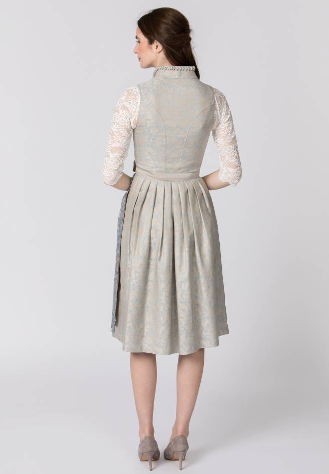 Stockerpoint Dirndl Flavia taupe 32 Preisnachlass