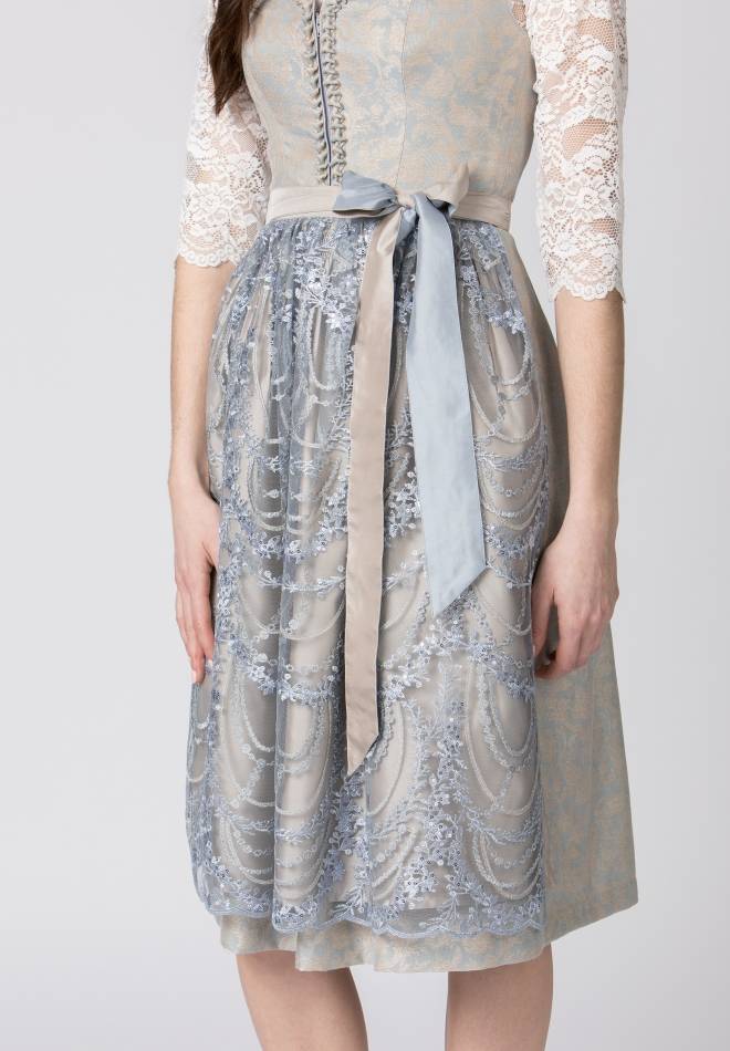 Stockerpoint Dirndl Flavia taupe 32 Preisnachlass