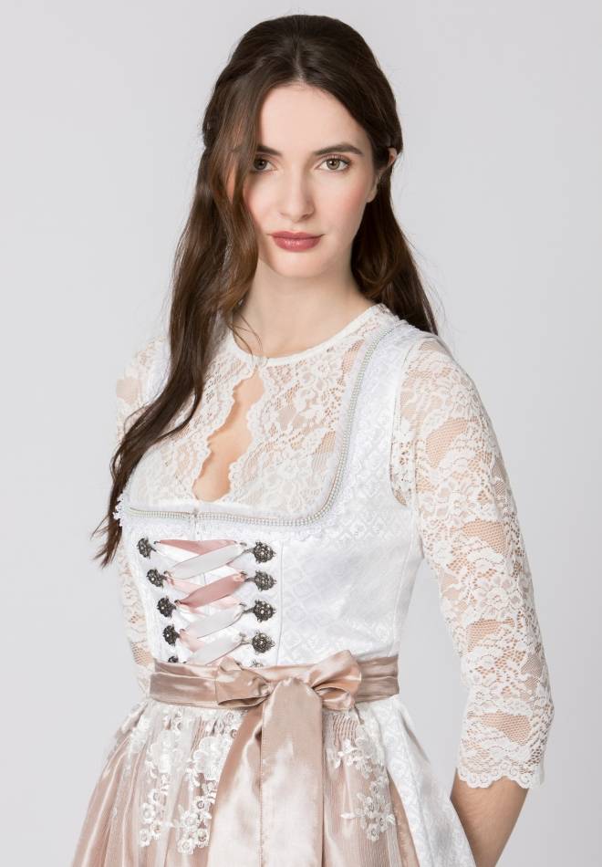 Stockerpoint Dirndl Aurelie weiß 32 Weihnachtsangebot