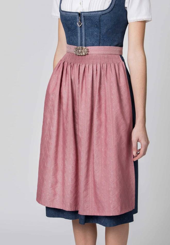 Stockerpoint Dirndl Roseline blau-altrosa 30 Exklusive Angebote