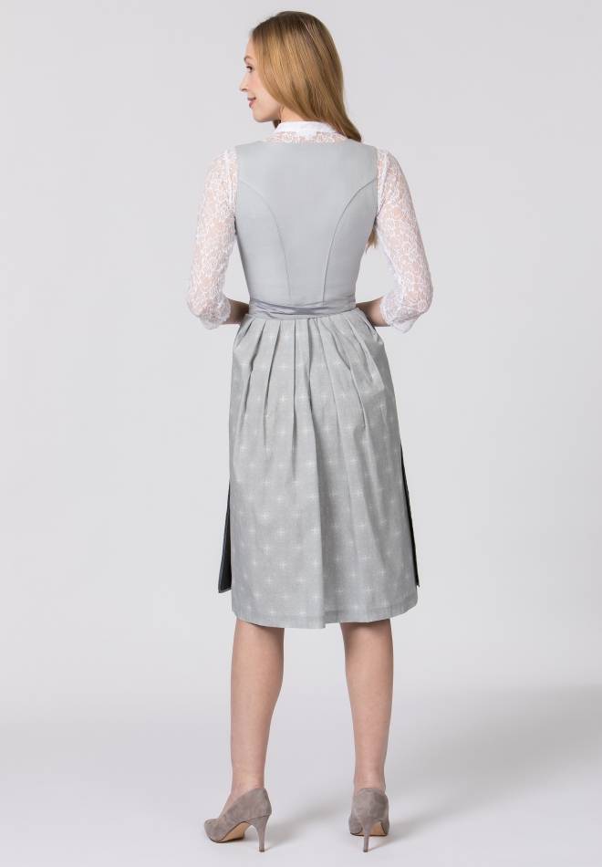 Stockerpoint Dirndl Audrey hellgrau 34 Super Sparpreis